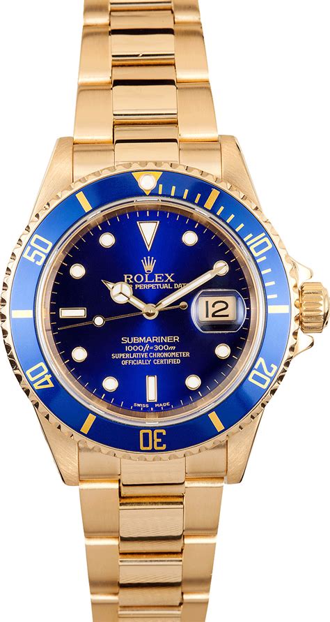 rolex 18k gold links|rolex submariner 18k gold price.